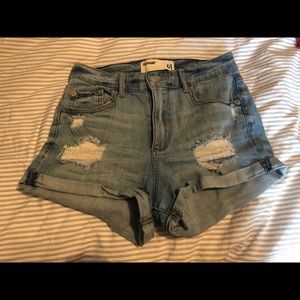 Garage denim light wash shorts (Size 01)